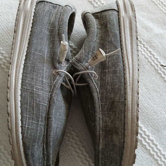 Hey Dude Wally Ash Crosshatch Size 13 Men's Slip On Shoes - Picture 10 of 14